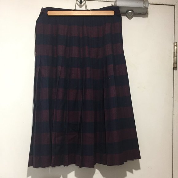 VINTAGE CORINA PLEATED PLAID SKIRTS SIZE 12 - Picture 5 of 8